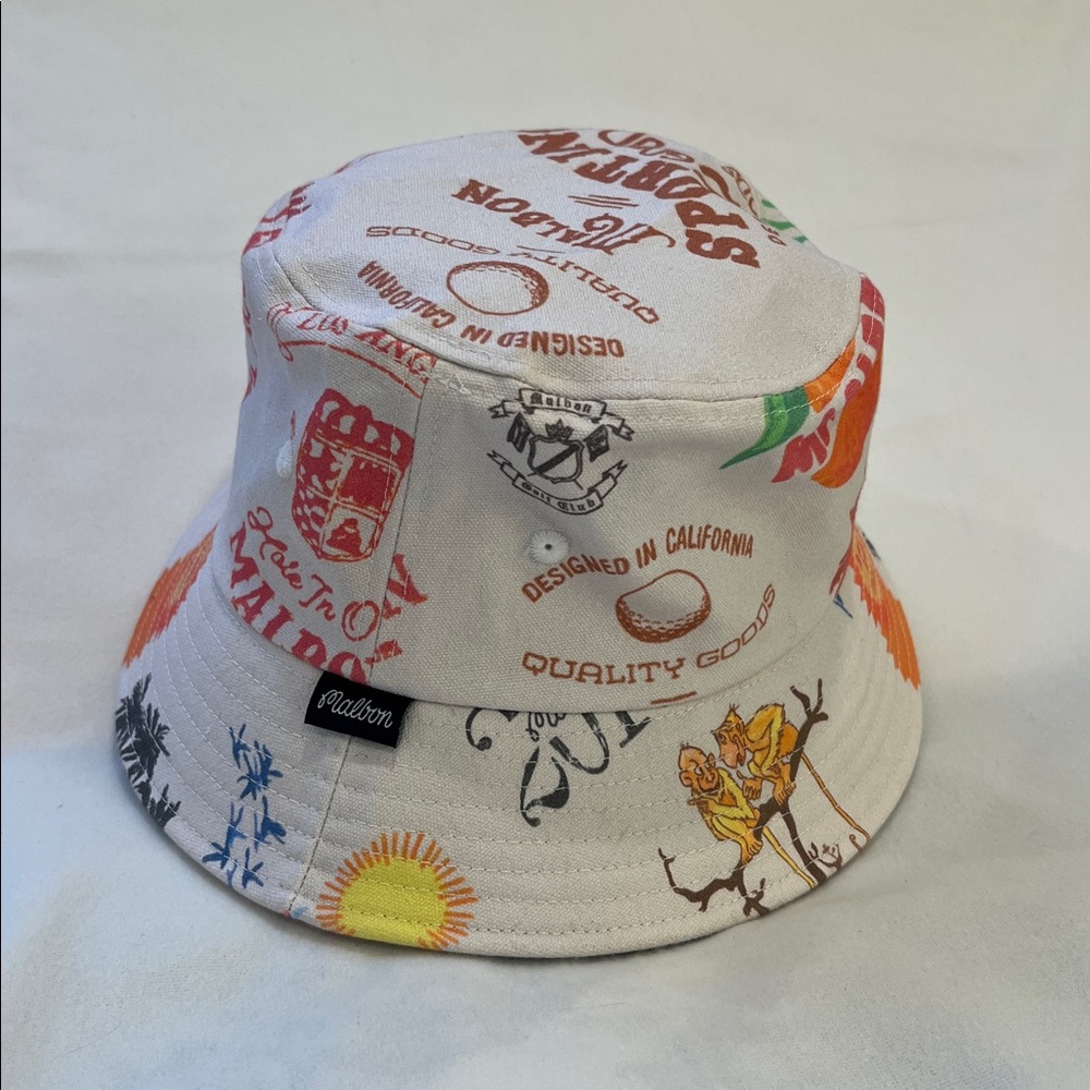 Malbon super unique cotton canvas bucket hat golf one size